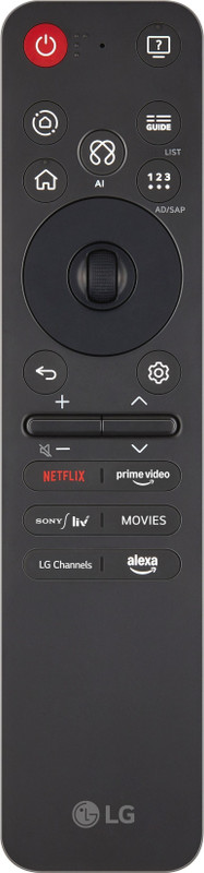 LG MR25 Original MR25 AI Magic Remote Controller LG Remote Controller(Black)