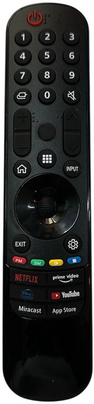 miracles in hand MIHCELLCOR NON-VOICE REMOTE COMPATIBLE WITH CELLECOR SMART LED TV (OLD REMOTE MUST BE SAME) Remote Controller(Black)
