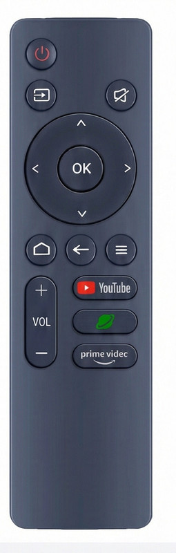 Xeovox Coocaa 32s3u Y1 smart android google led tv remote s3u pro Coocaa Y1 Remote Controller(Black)