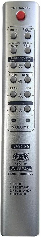 Rohit Electronics Remote Compatible for System F&D Universal Home Theater Remote Controller(Silver)