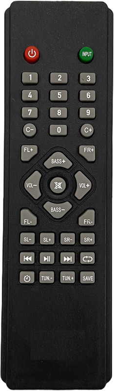 SHIELDGUARD Remote Control Compatible for Home Theater RM-ANU156 Sony Remote Controller(Black)
