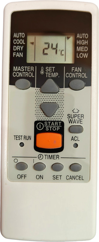 EHOP JE11 Compatible Remote control for Window AC JE-11 AC-23 O General Remote Controller(White)