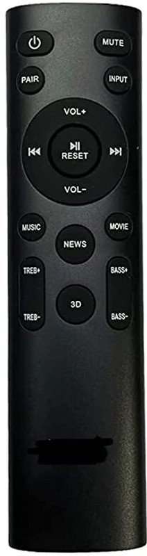 Rohit Electronics Remote Compatible For Boat Soundbar & Home Theater System (Boat Model 2) (EXACTLY SAME REMOTE WILL ONLY WORK) Remote Controller(Black)