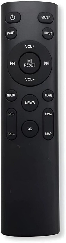 SANDYMART Remote Compatible with Boat HomeTheater System Aavante Sound Bar 3200 Boat Home Theatre Remote Controller(Black)