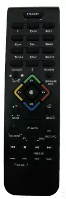 Audus LED Smart TV 4A Remote Compatible for 32 inch 43 inch 55 inch LED Onida Remote Controller(Black)