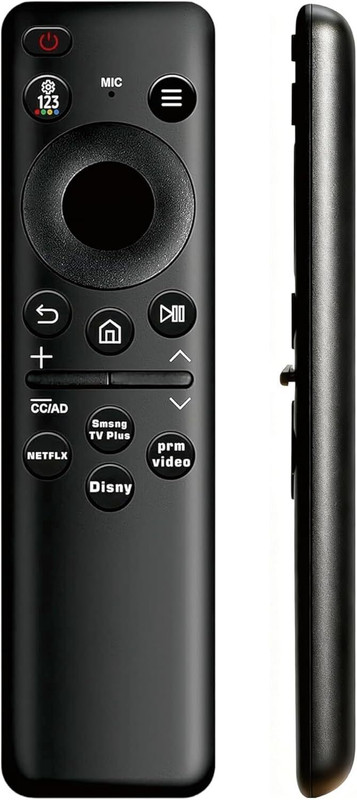 Hybite Remote Control Compatible for Sam-sung Neo QLED OLED 8K HDR Smart TV (No Solar, No USB ,NO VOICE) BN59-01432A, Samsung WITHOUT Voice Remote Controller(Black)