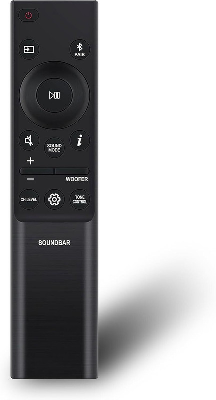 MEPL Samsung Sound Bar HW-B550 HW-B53M AH81-15047A Soundbar Remote Control Samsung Soundbar HW-S60B HW-S61B HW-Q930B HW-Q800B HW-Q700B HW-Q990B HW-Q990B/ZA Remote Controller(Black)