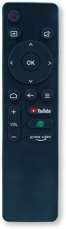 Hybite Compatible Remote Original Suitable for Infinix Smart LED FHD UHD 4K LED (Without Voice) Infinix Remote Controller(Black)
