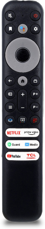 Thunderex Replacement Remote Compatible with TV – RC902V Model No Voice Command TCL Remote Controller(Black)