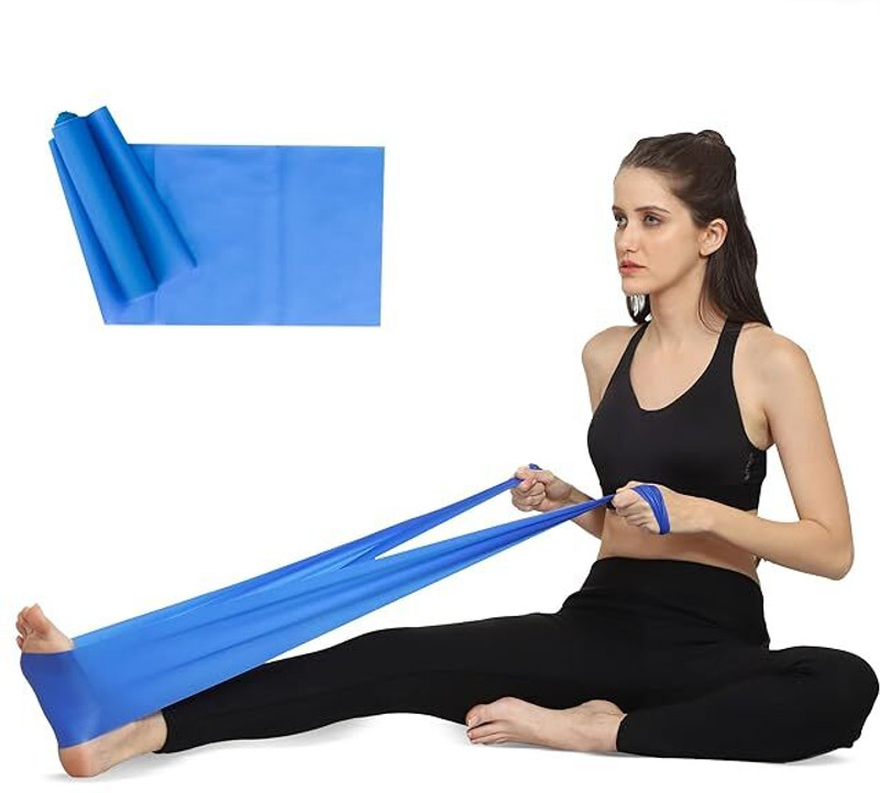 darsh Theraband for Physiotherapy, Exercise Workout, Stretching Theraband Resistanc Resistance Tube(Blue, Red, Green, Yellow, Pink)