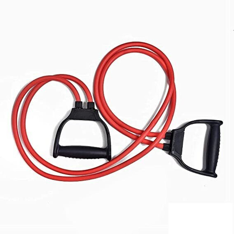 abcdeyes Double Toning Tube Full Body Home Gym Resistance Tube Resistance Tube(Black)