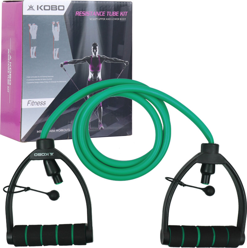 KOBO Thera / Tonning / Body Trimmer / Exercise Health Fitness (Imported) (Light/Green) Resistance Tube(Assorted)