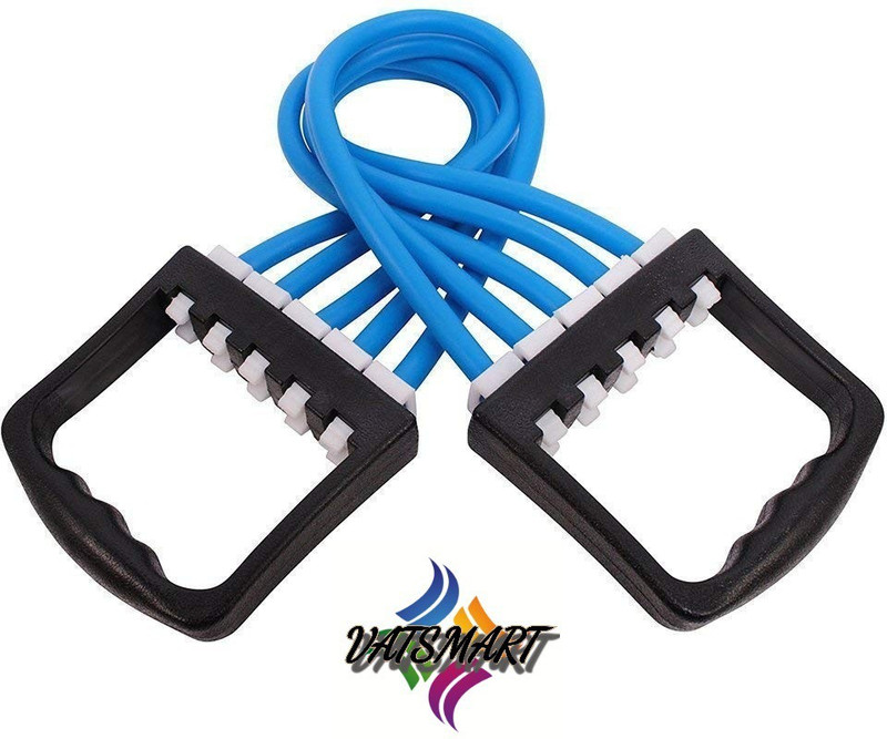 VATSMART Chest Expander Adjustable Exercise Bands Pull Stretcher Resistance Tube Resistance Tube(Multicolor)