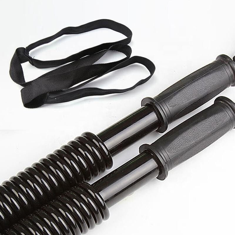 HyperFitX Power Twister Bar Upper Body Exercise for Bicep Arm Strengthening Multi-training Resistance Tube(Black)