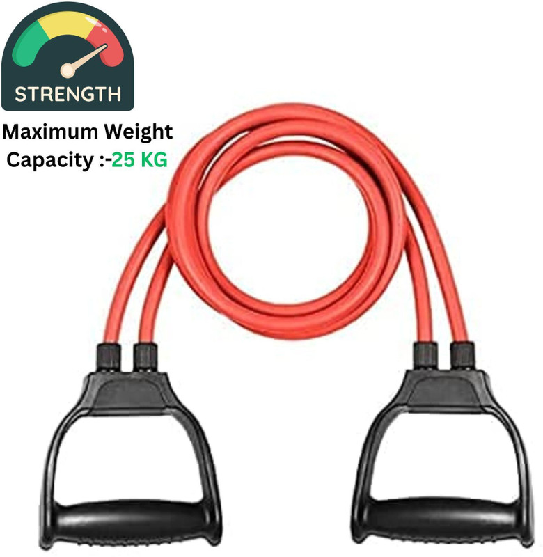 Shopeleven Combo Full Body Exerciser Home Gym Kit Toning, Trimmer, Twister Resistant Band Fitness Band(Multicolor, Pack of 1)