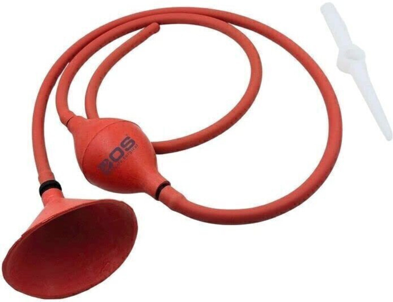 Bos Medicare Surgical Stomach wash tube rubber Gastric suction rubber , stomach pumping 150 cm bulb Resistance Tube(Red)