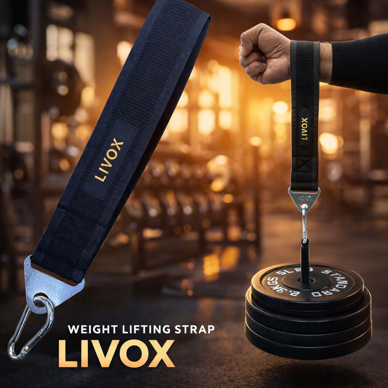 LIVOX Wrestling Arm Strength Belt – Competition & Gym Training Hand Grip/Fitness Grip