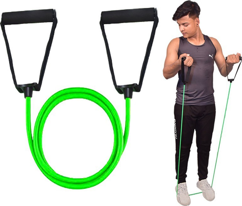 AJRO DEAL Single Toning Tube Resistance Tube Resistance Tube (Green) Resistance Tube(Green)