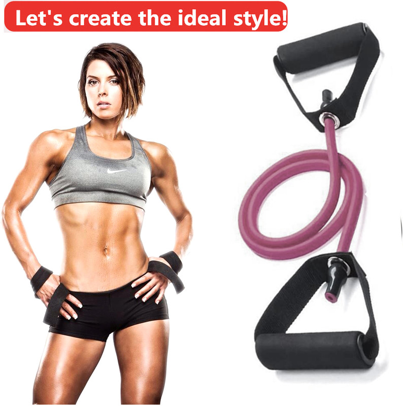BQH Toning tube resistance band With Comfortable Handles for Men & Women Resistance Tube(Multicolor)