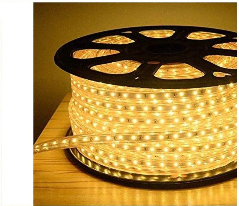 Eware 2400 LEDs 10.01 m Yellow Steady Strip Rice Lights  (Pack of 1)