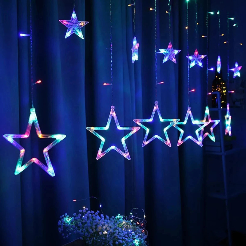 FIZZYTECH 118 LEDs 3.5 m Multicolor Flickering Star Rice Lights(Pack of 1)