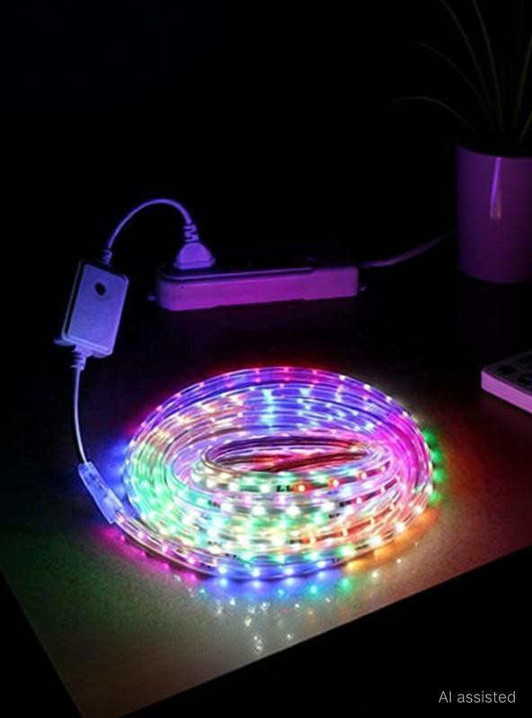 Peafowl Wholesale 1200 LEDs 10 m Multicolor Steady Strip Rice Lights(Pack of 1)