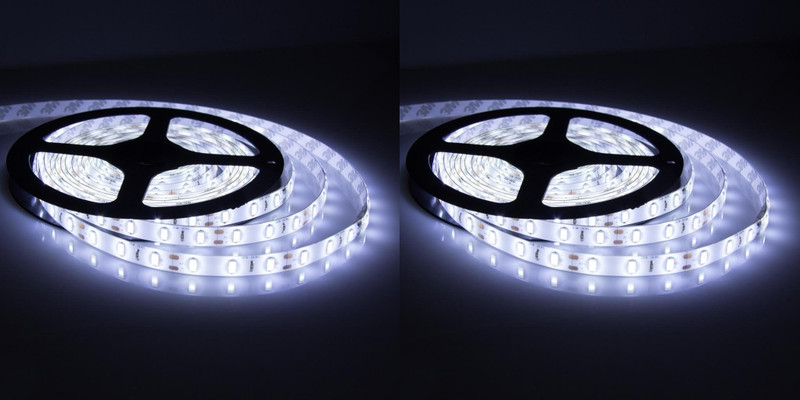 Hybrix 120 LEDs 4 m White Steady Strip Rice Lights(Pack of 1)