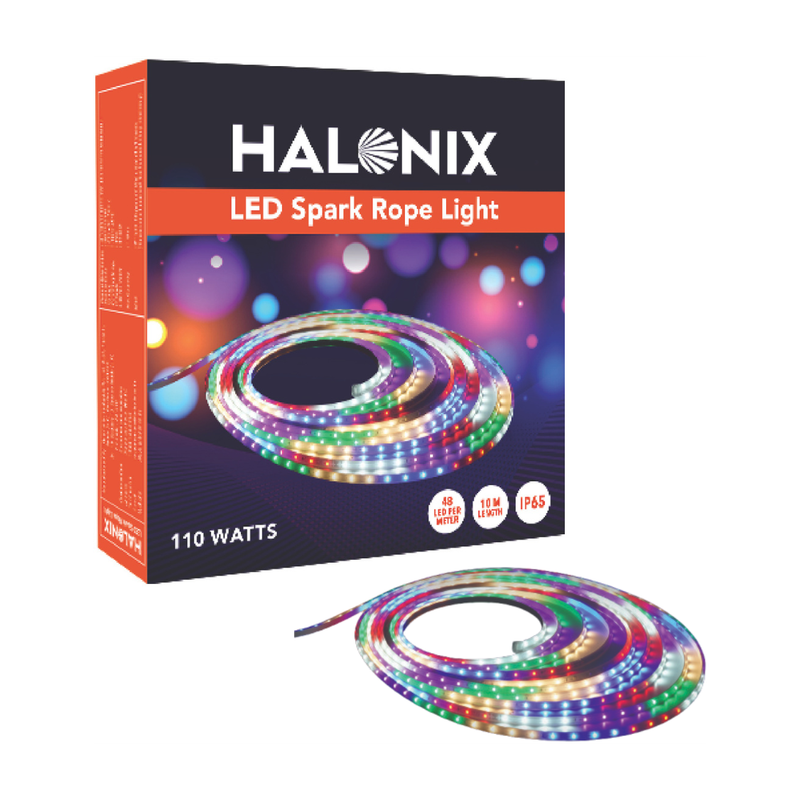 HALONIX 480 LEDs 10 m Multicolor Flickering Strip Rice Lights(Pack of 1)