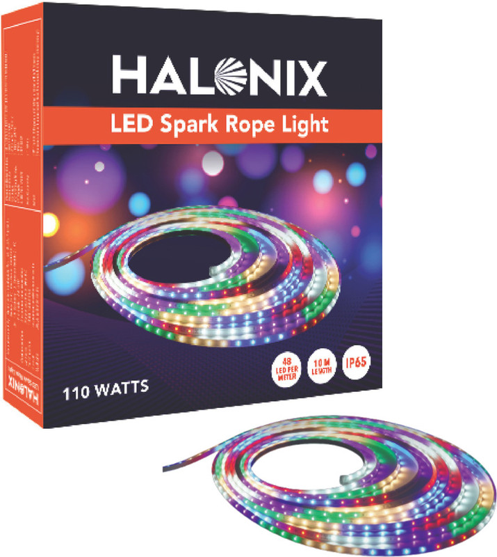HALONIX 480 LEDs 10 m Multicolor Flickering Strip Rice Lights(Pack of 1)