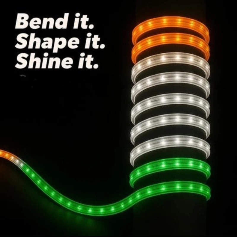Linion 1500 LEDs 12 m Orange, White, Green Steady Strip Rice Lights(Pack of 1)