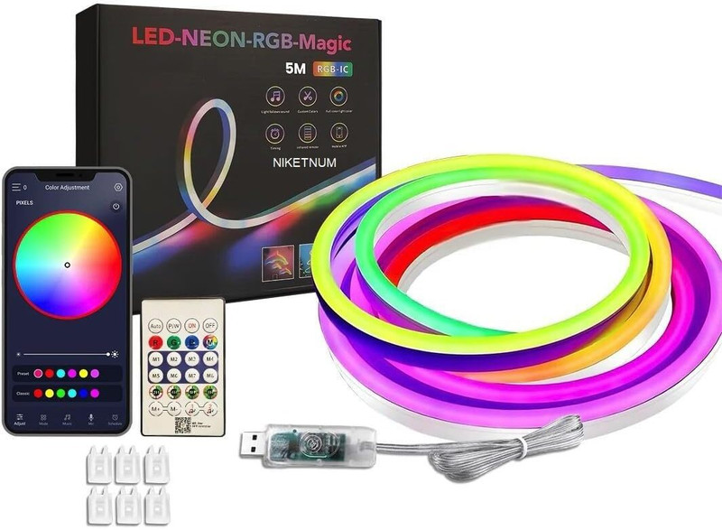 MR ONLINE STORE 600 LEDs 5 m Multicolor Color Changing String Rice Lights(Pack of 1)