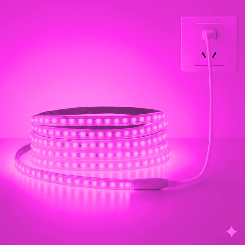 AI SMART 1200 LEDs 10 m Pink Steady, Flickering, Color Changing Strip Rice Lights(Pack of 1)