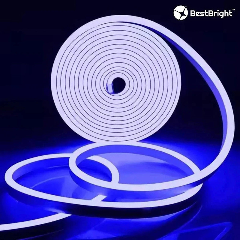 BestBright 600 LEDs 5 m Blue, White Steady Strip Rice Lights(Pack of 1)
