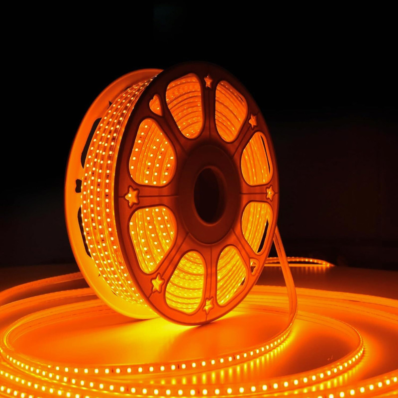 ELECRTIC ELITE 200 LEDs 1 m Orange Steady String Rice Lights(Pack of 1)