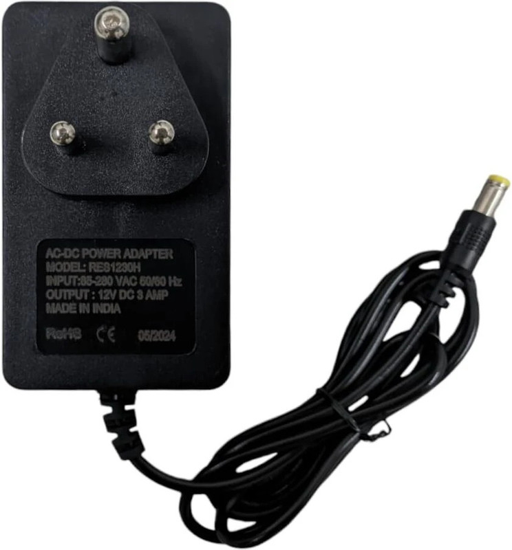 bectro 12V 3AMP AC-DC ADAPTER Worldwide Adaptor(Black)