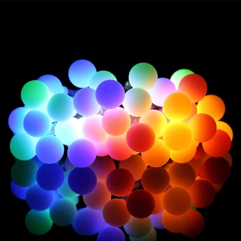 Yellowoods 20 LEDs 2 m Gold Steady Ball Rice Lights(Pack of 10)