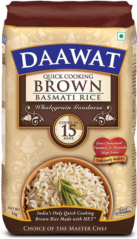 Daawat Brown Brown Basmati Rice(1 kg)