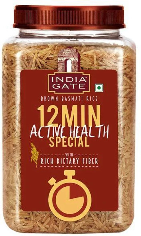 INDIA GATE Active Health Brown Brown Basmati Rice(1 kg)
