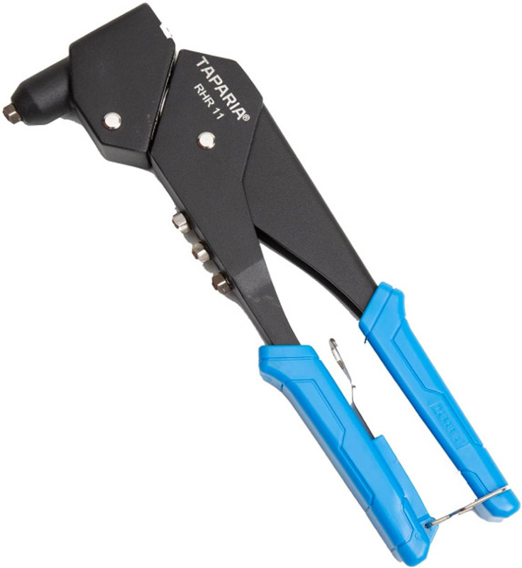 taparia 360° Rotating Head Hand Riveter Gun 11" (279 mm) Professional Model Heavy Duty Squeeze Rivet Gun