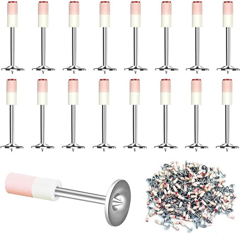 Parvaenterprise Nailer Set 50 50 pcs Round Nail Gun Manual Steel Nails Cordless Nailer (50 gauge) Cordless Nailer(50 gauge)