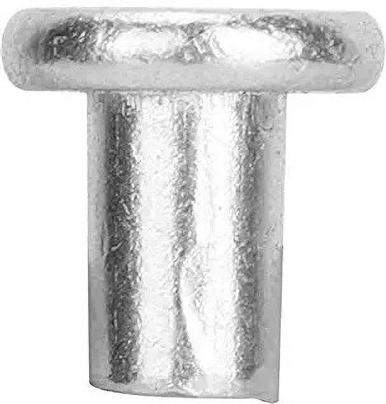 H HADDU Head Aluminum Solid Rivets 70pcs M4 Flat Rivet(Aluminium)