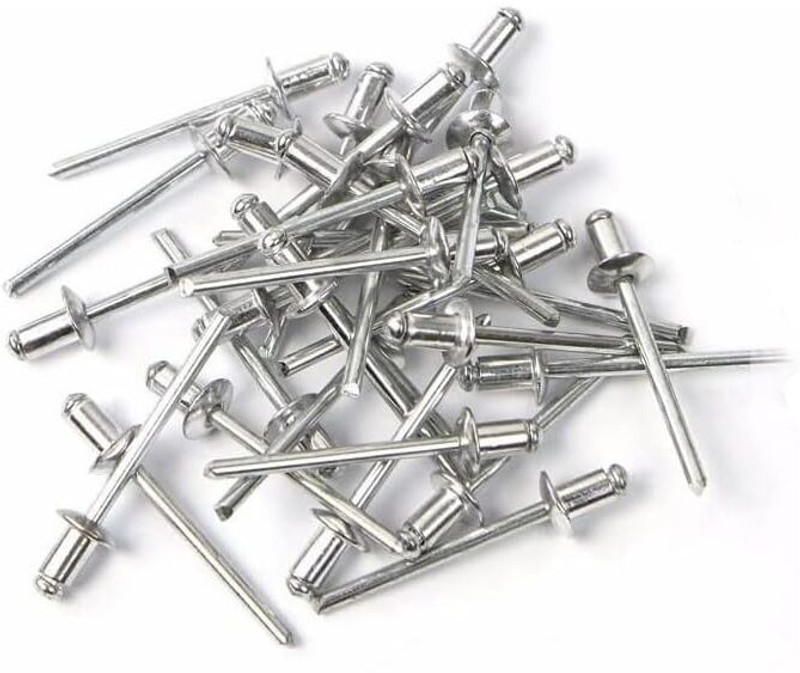 Inditrust Aluminium Blind Rivet POP Rivets for Riveting Gun/Riveter machine Pack of 100pcs Rivet(Aluminium)