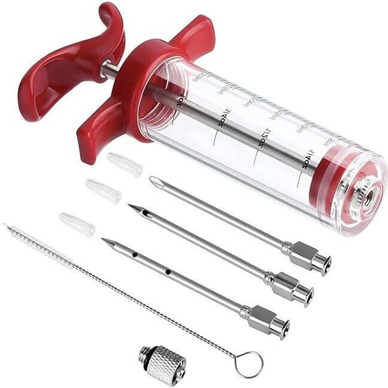 Brijvila Kitchen Meat Marinade Injector Syringe for Turkey BBQ & Home Use Gravy BBQ Injector(Pack of 1)