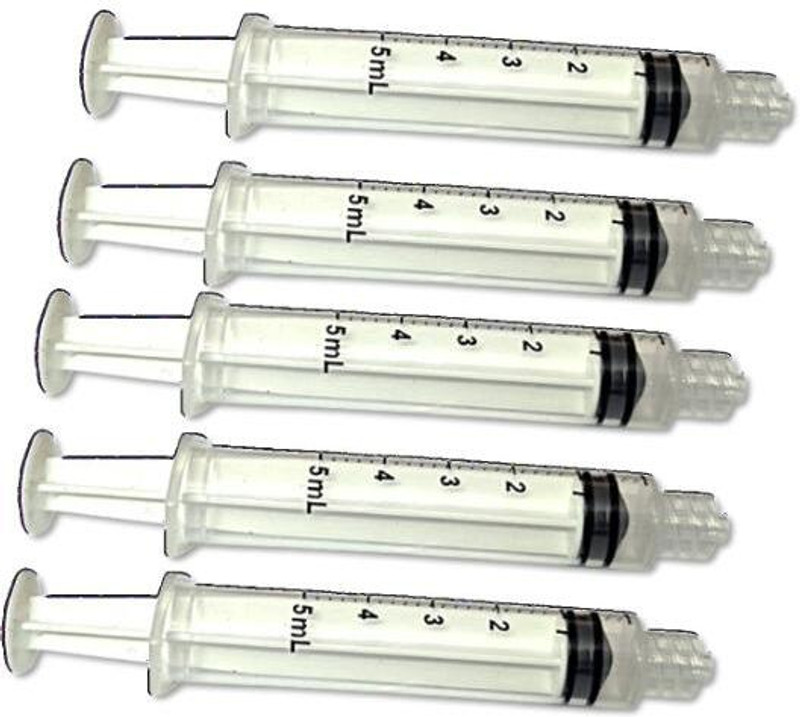 ShriKula 5ML LUER LOCK SYRINGE PACK OF 50 Salt Solution, Fillings, Gravy Food Injector(Pack of 0)