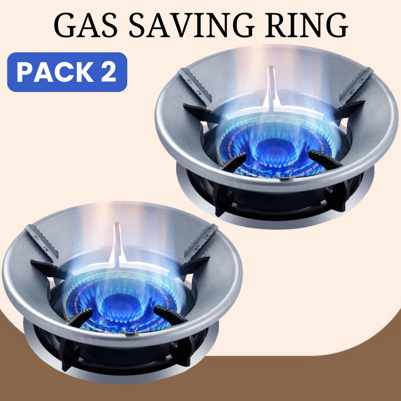 YAROH Gas Saver Burner Stand & Windproof Energy Saving Suitable For All Gas StoveBZ203 3 kg Roaster(Silver)