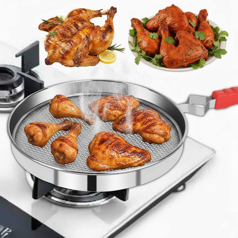 SHAGUN BABA JI ROASTER 3 5 kg Roaster(Silver)