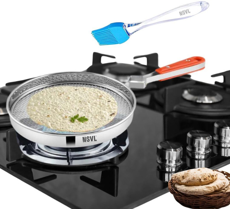 NSVL pulka Jali for gas stove,papad roaster,brinjal roaster,roti jali steel griller 1 kg Roaster(Steel)