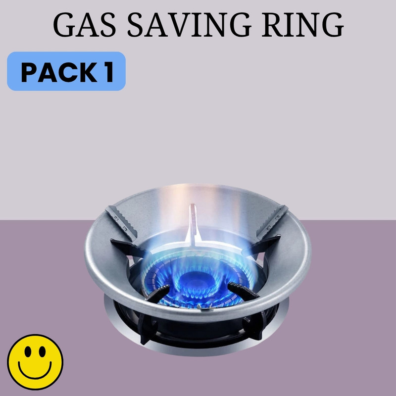 ABlue Clipper Gas Saver (Burner Stand) Gas Energy Saving for Kitchen & 4 Supported Legs B300 1 kg Roaster(Silver)