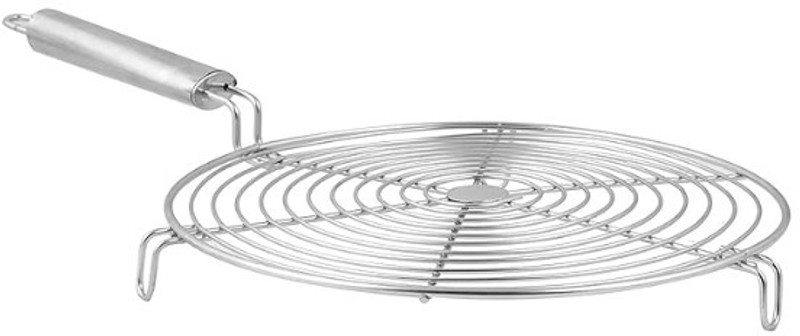 ARSCART Stainless Steel Papad Roasting Grill with Handle 1 kg Roaster(Silver)
