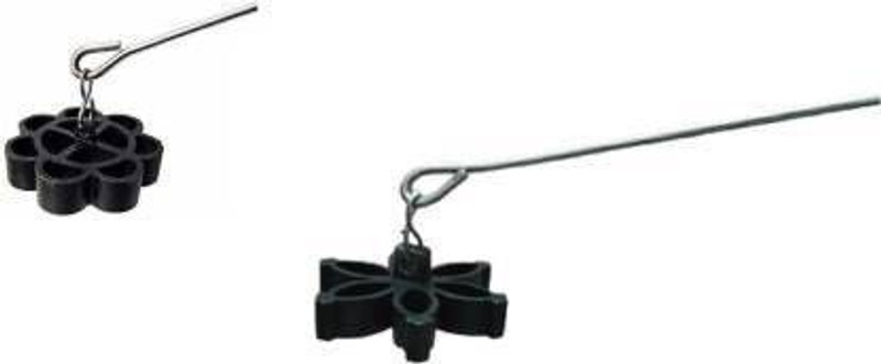 FuerDanni Non Stick Rose Cookie Maker Achappam Maker | Achhu Murukku 0.2 kg Roaster(Black, Silver)